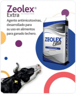 Zeolex® Extra: Agente antimicotoxinas, desarrollado para su uso en alimentos para ganado lechero.